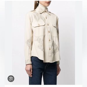 Polo Ralph Lauren bead-embellished shirt